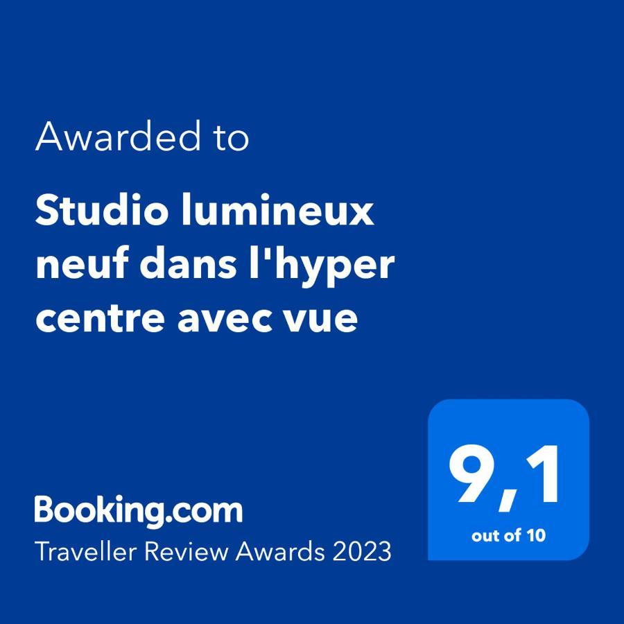 Studio Lumineux Neuf Dans L'Hyper Centre Avec Vue Chamonix Exterior foto